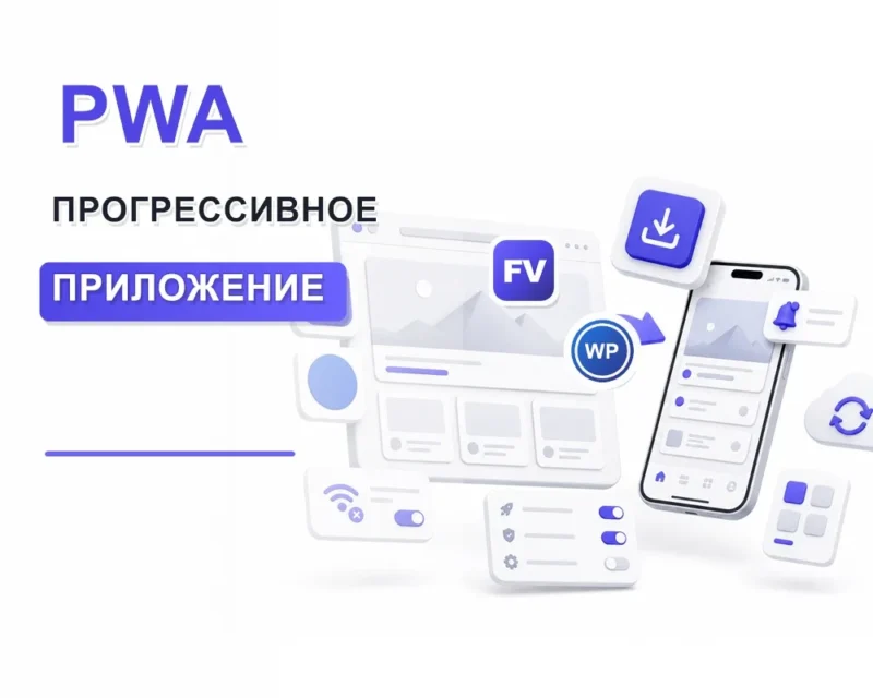 FV (PWA) прогрессивное веб-приложение на WordPress